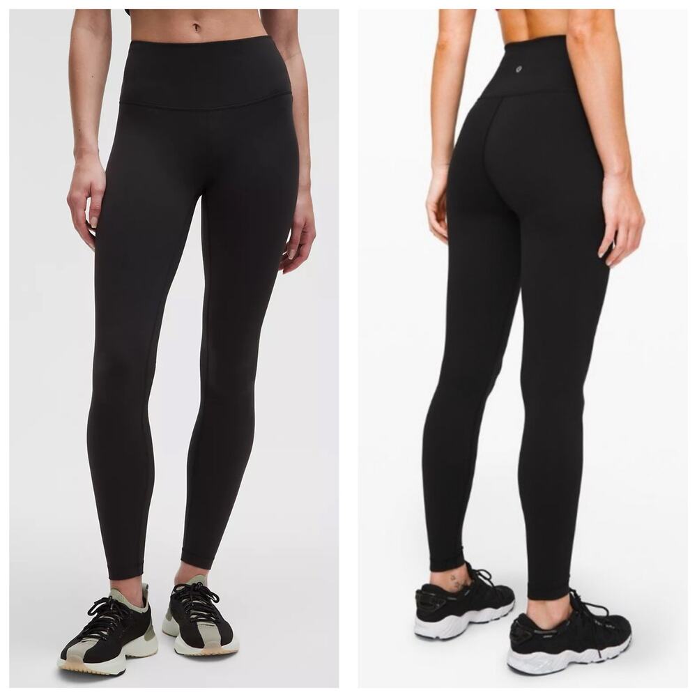 Lululemon Wunder Under High-Rise Tight Size 6 Black lw5bjws Stretch Athleisure